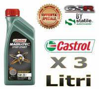 4 LITRI OLIO CASTROL 5W20 E MAGNATEC STAR-STOP TAGLIANDO Ford WSS-M2C948-B