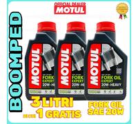 3 litri OLIO FORCELLE MOTUL FORK OIL EXPERT DURO HEAVY 20W Moto Scooter 03MO05