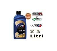 3 Litri Olio-Lubrificante Elf 5w30 Evolution R-Tech Fe Lt.1