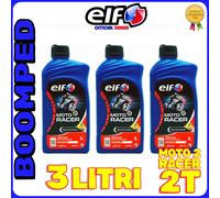 3 LITRI OLIO MIX MISCELATORE ELF MOTO 2 RACER 2 TEMPI NO FUMO 03ET03