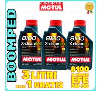 MOTUL - Olio Motore 8100 X-CLEAN EFE C2 C3 x 5 Litri