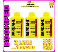 3 litri Olio Motore Bardhal XTC C60 10W40 OFF ROAD OLIO MOTO CROSS TRIAL 03BD60