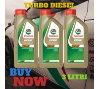3 LITRI OLIO MOTORE CASTROL EDGE 5W40 TITANIUM FST TURBO DIESEL FORD 917 A