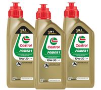 3 LITRI OLIO MOTORE CASTROL POWER 1 10W30 SEMI-SINTETICO