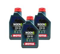3 LITRI olio motore MOTO ECOLOGICO MOTUL NGEN5 10W40 API SP1 JASO MA2 03MO49