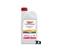 3 LITRI OLIO MOTORE ORIGINAL HONDA SAE 10W30 MA PER MOTO CBR NC VFR X ADV CB CBF