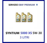6 Litri Olio Motore Petronas Syntium 5000 Xs 5W30 FCA 955535 S3 Synthetic C2/C3