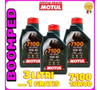 3 LITRI OLIO MOTUL 7100 4T 10W40 YAMAHA HONDA BENELLI APRILIA DUCATI 03MO60