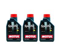 3 LITRI Olio MOTUL Specific Abarth 0101 10W50 Fiat 500 Abarth 500 595 03MO79