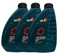 3 LITRI - Q8 Antifreeze Long Life Red OAT - Antigelo Rosso per auto