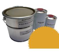 3 Litri Set 2K Vernice Del Pavimento Ral 1032 Vinyl-Epoxid-Lack Lackpoint Lucido