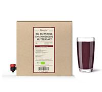 3 Litri Succo di Ribes Nero Bio - 100% Diretto, Senza Additivi in Pratica Scatola