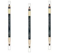 3 L'OREAL COLOR RICHE LE SMOKY eyeliner matita occhi con sfumino 207 STORMY SEA