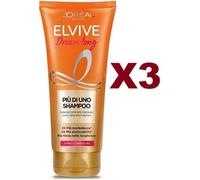 3 L'OREAL ELVIVE DREAM LONG PIU' DI UNO SHAMPOO CAPELLI LUNGHI E LISCI 200 ML