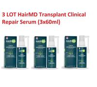 3 LOTTI Siero di riparazione clinica per trapianto HairMD (3x60ml)