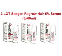 3 LOTTO Regrow Serum 3 effetti contro i problemi di caduta dei capelli (3 x 6...