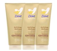 3 lozioni per il corpo Dove Summer Revived Self Tan da 200 ml, luce a media