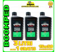 3 LT BARDAHL Classic Motor Oil SAE 15w50 semi sintetico motori dopo 1970 03BD06