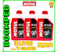 3 lt Litri liquido radiatore MOTUL Motocool Organic + factory line 03FL02