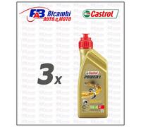 3 LT LITRI OLIO MOTORE 4T 4 TEMPI CASTROL POWER 1 4T 10W40