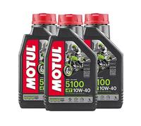3 LT LITRI OLIO MOTORE MOTUL MOTO 4T 5100 10W40 TECHNOSYNTHESE ESTER MA2