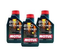 3 LT Motul 8100 ECO-CLEAN 0w30 Olio Motore Auto Sintetico Acea C2 SP-RC 03MO54