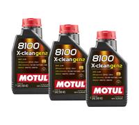 3 LT MOTUL 8100 XCLEAN GEN2 5W40 Olio motore 100% sintetico per benzina e Diesel