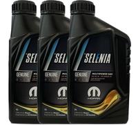 3 LT OLIO MOTORE MOPAR PETRONAS SELENIA MULTIPOWER GAS METANO 5W40