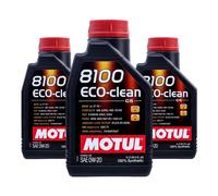 3 Lt Olio Motore Motul Eco-Clean 0W20 100% Sintetico Acea C5 Fiat 955535-GSX DSX