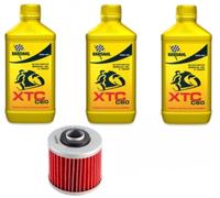3 Lt Olio Xtc C60 10w40 E Filtro Per Aprilia Pegaso 660 2005 2006 2007 2008