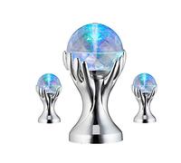 3 luci LED da discoteca, a forma di mani, girevoli in colori colorati, 3 sfere da discoteca "mani".