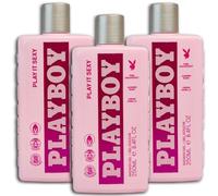 3 Lui Pacco Playboy Shower Gel Doccia Play It Sexy 3 X 250 ML