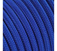 3 m cavo tessile rotondo 2 x 0,75 mm² blu Blu