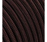 3 m cavo tessile rotondo 2 x 0,75 mm² marrone Di colore marrone
