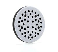 3 m Clean sanding Soft Disc Pad 20428, gancio e anello di fissaggio, 7,6 cm di diametro x 1,9 cm di spessore, 6 fori (confezione da 1), 5" Diameter x 0.50" Thick, Nero, 1