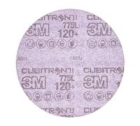 3 m Cubitron II Hookit film dischi abrasivi 775L, 12,7 cm x NH, 5 fori, 120 + c-weight, 250 per case (confezione da 50), 6, 50