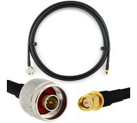 3 m N Maschio a SMA Maschio cavo coassiale - HF-240 (equivalente a LMR 240) prolunga a bassissima perdita - per LTE Antenna esterna 4G 5G 6G Modem Amplificatore GSM Router WIFI Ripetitore cellulare