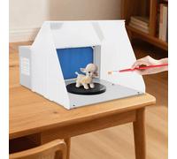 3 m3/min aerografo cabina Mini sistema di aspirazione cabina di verniciatura scatola di vernice aerografo sistema di estrazione della nebbia di vernice illuminazione filtro di aspirazione