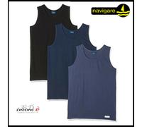 3 MAGLIA NAVIGARE UOMO RAGAZZO SMANICATA COTONE ELASTICIZZATO COLLO A V 575