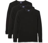 Navigare 114 Maglia intima a maniche lunghe, Multicolore (Grigio/ Nero/ Navi), X-Large (Taglia produttore:6), Pacco da 3, Uomo