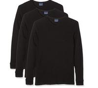 Navigare 114 Maglia intima a maniche lunghe, Multicolore (Grigio/ Nero/ Navi), X-Large (Taglia produttore:6), Pacco da 3, Uomo