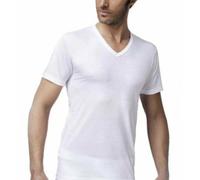3 Maglie intima da uomo T-SHIRT scollo a V mezza manica cotone Nottingham TV6103