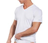 3 maglie intime con scollo collo a V da uomo mezza manica di cotone Navigare 512