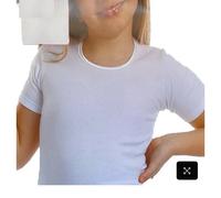 3 Maglie mezza manica corta bambina in cotone caldo Liabel 02828R 26R 100% Coton