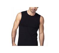 3 MAGLIE SMANICATE NOTTINGHAM RAY IN COTONE ELASTICIZZATO COLORE NERO (7, Nero)