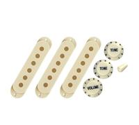 3. Manopola di controllo 1V2T Pickup Cover per chitarre single coil con interruttori e punte Pickup per chitarra elettrica con manopola di controllo del tono dei volumi