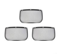 3 maschere di ricambio con rete metallica di sicurezza per giardinaggio, falciatura, potatura, disboscamento, e paesaggistica, previene detriti volanti e esposizione alla polvere (3 stencil)