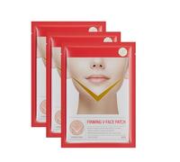 3 maschere per il viso V-Line, maschera per sollevamento del mento, lifting viso rassodante rassodante e rassodante la pelle, idrata e nutre la pelle, rinfresca la cura della pelle per donne e uomini