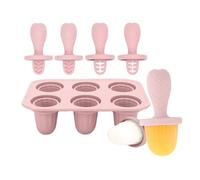 3. Maschette Ghiaccio Masticabile Per 6 Cavità Silicone Teether Con Bordi Sicuri Maker E Denti Ghiacciati Così Tanto