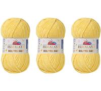 3 matasse di filato Himalaya Dolphin Baby 390 Yards 3 x 100 g, filato super voluminoso per coperte per bambini (80313)
